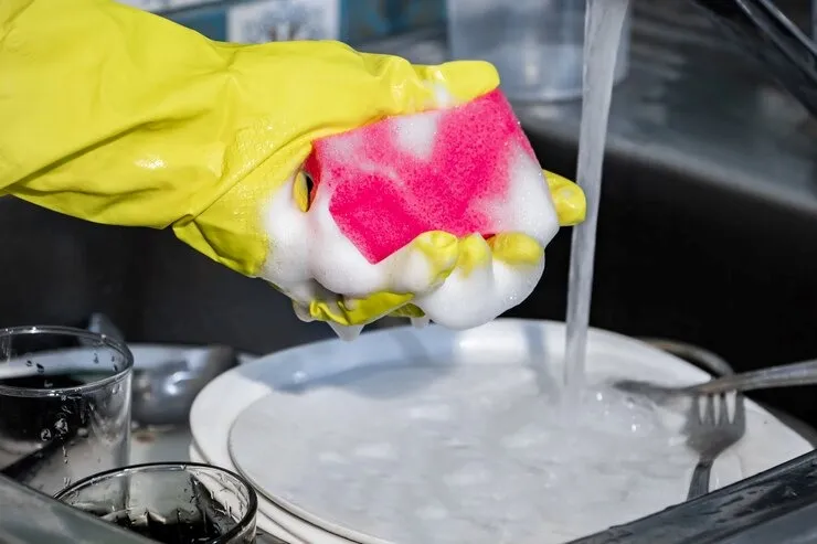 Esponja para cozinha industrial